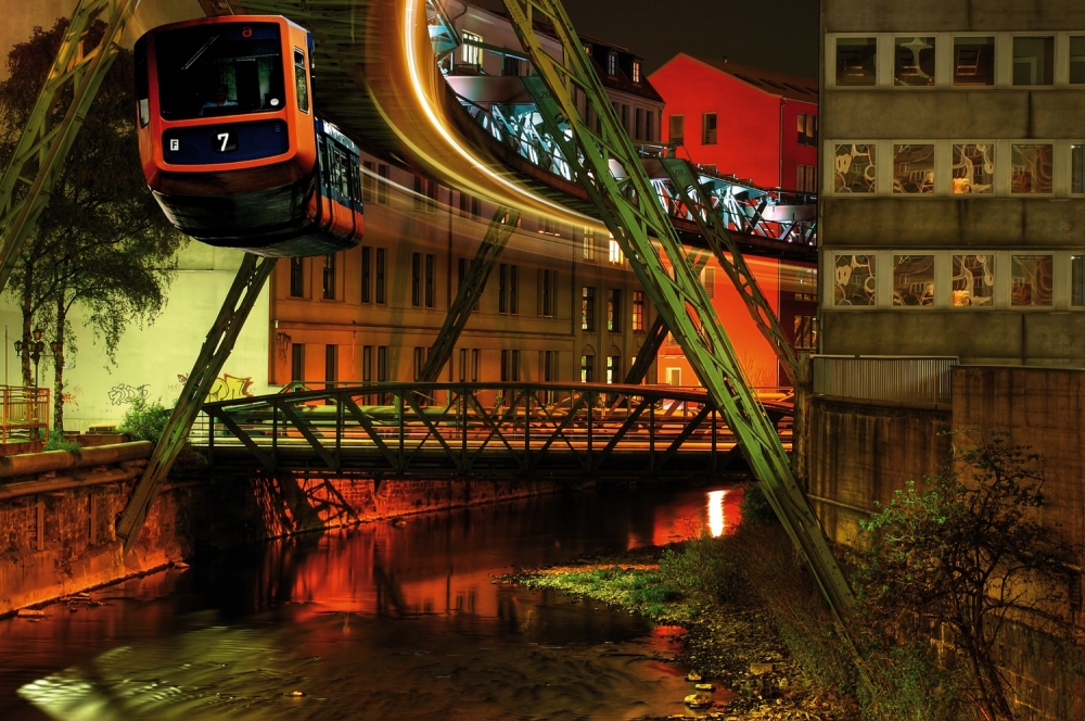The Suspended Monorail of Wuppertal. I didnt take this photo. Almost looks like I took it but it's not mine. =) From the German Travel website